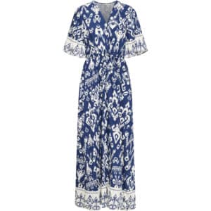 B.YOUNG dame kjole BYJASMINA - Medieval Blue Eth Mix