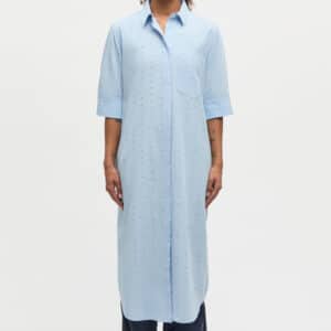 Broda Nancy skjortekjole - Cashmere Blue