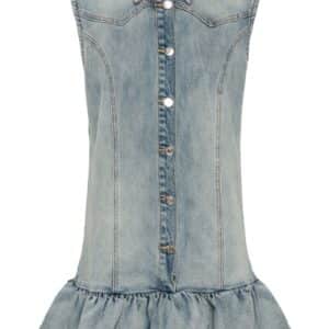Gestuz - Kjole - GZnoma Dress - Vintage mid blue wash