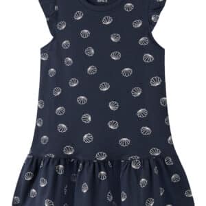 NAME IT Kortærmet Kjole Vida Navy Blazer Sea Shells White