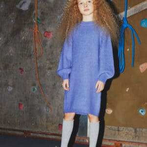 NAME IT Strik Kjole Omarian Blue Ice