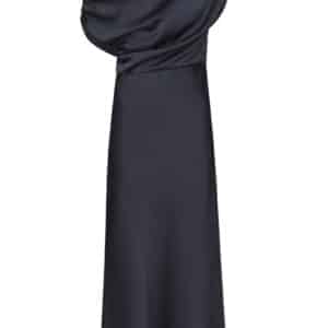 Neo Noir - Kjole - Lilith Heavy Sateen Dress - Midnight Blue