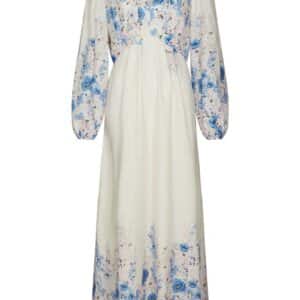Neo Noir - Kjole - Silfi Flower Print Dress - Blue