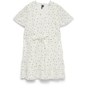 VERO MODA dame kjole VMTRINE - Snow White Maguerite Blue Jasper