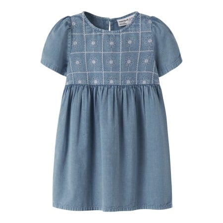 NAME IT Kjole Herta Faded Denim