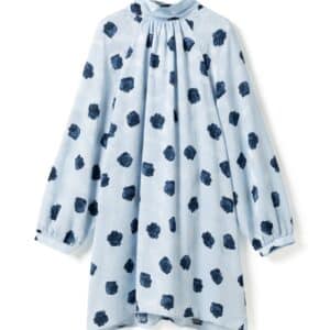 Noella - Kjole - N-Lorenia Dress - Delice Blue Print