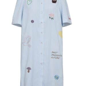 Nümph - Kjole - Ashley Embroidery Dress - Airy Blue