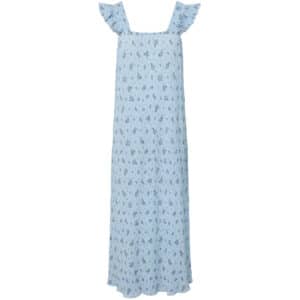 PIECES dame kjole PCFLORA - Cashmere Blue BLUE FLOWERS