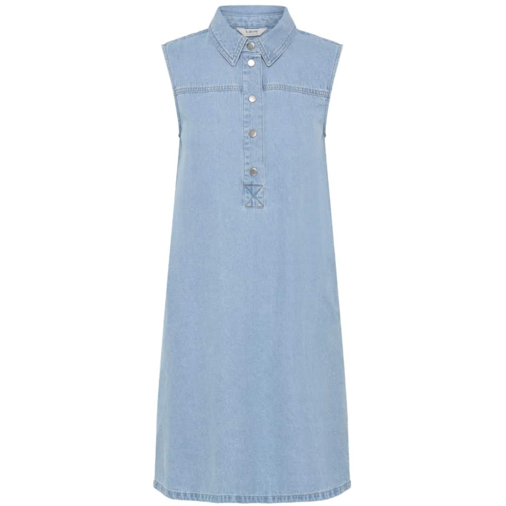 B.YOUNG dame kjole BYKAPUCA - Light Blue Denim