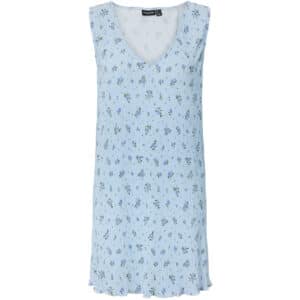PIECES dame kjole PCFLORA - Cashmere Blue BLUE FLOWERS