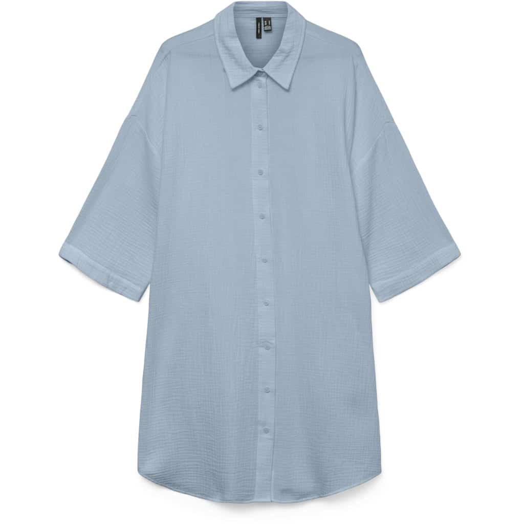 Vero Moda dame skjorte kjole VmNatali - Cashmere Blue