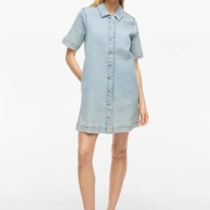 Visol denimkjole - Light Blue Denim