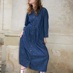 AliyaLL denimkjole - 23 Dark Blue