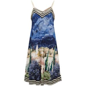 Marta Du Chateau Dame Kjole MDCRUBY - Blue