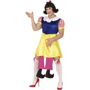 Prinsesse Kostume Blå/Gul